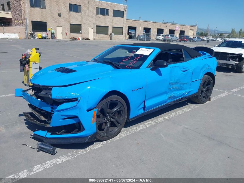 2022 Chevrolet Camaro Rwd 1Ss VIN: 1G1FF3D79N0129355 Lot: 39372141