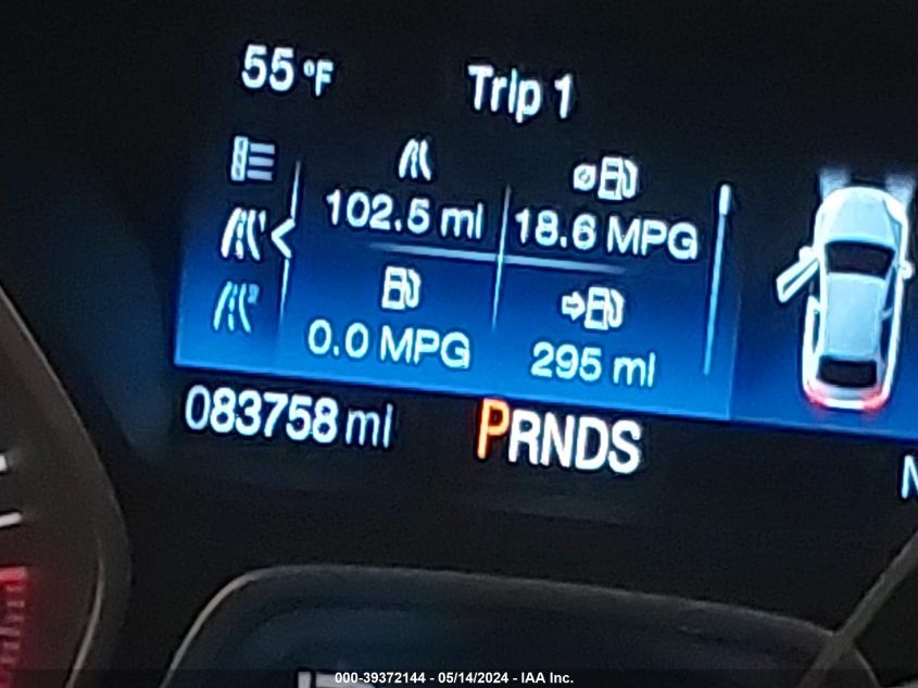 2017 Ford Escape Se VIN: 1FMCU9G95HUC26125 Lot: 39372144