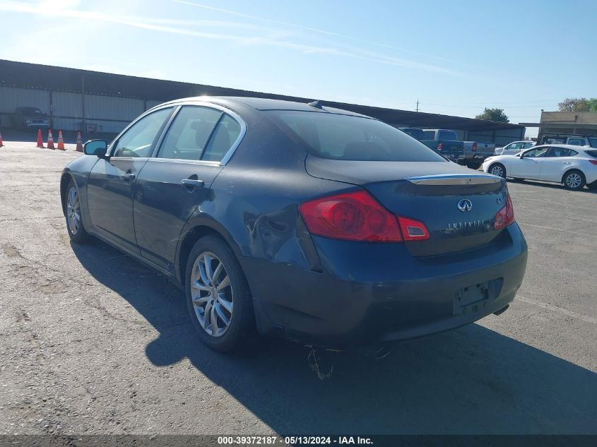 2007 Infiniti G35X VIN: JNKBV61F67M802294 Lot: 39372187