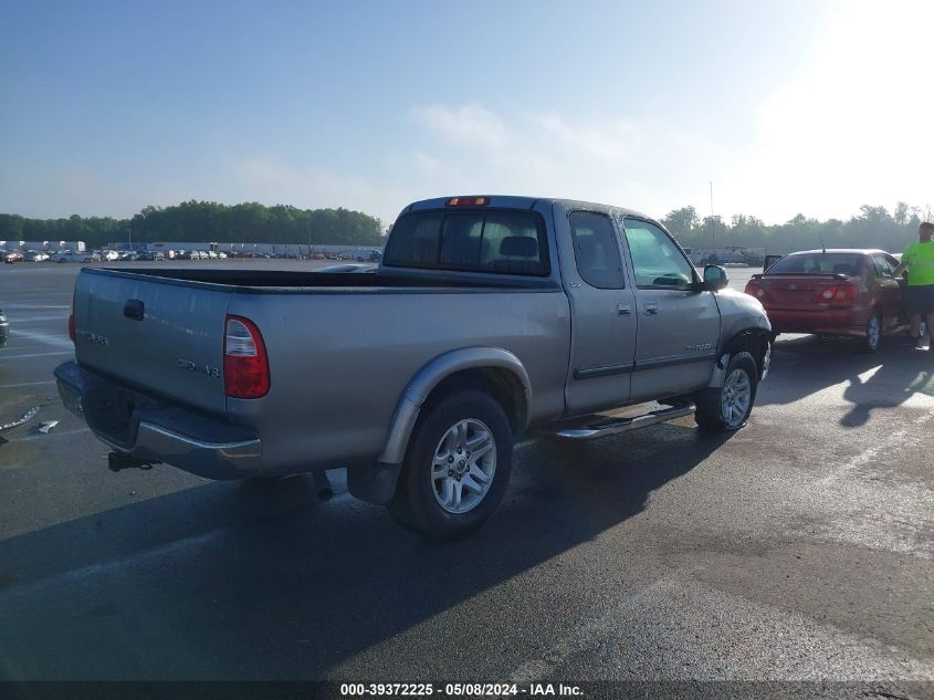 2005 Toyota Tundra Sr5 V8 VIN: 5TBBT441X5S458376 Lot: 39372225