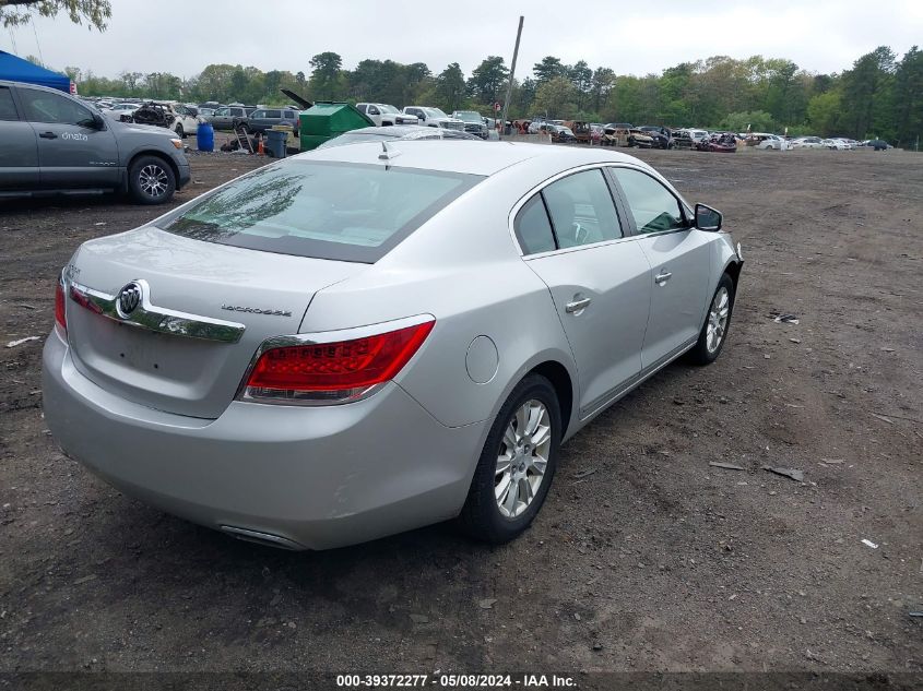 2012 Buick Lacrosse Convenience Group VIN: 1G4GB5E34CF177589 Lot: 39372277