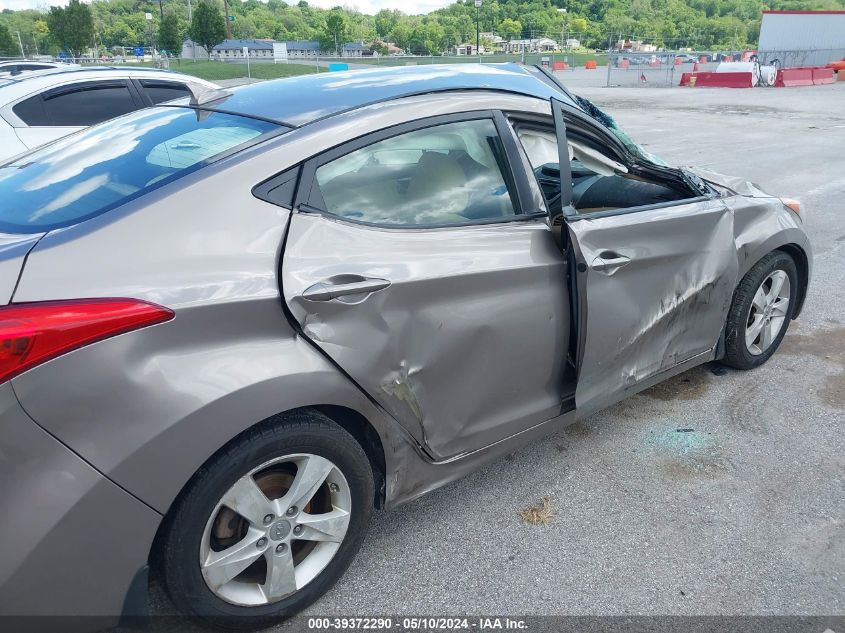 2012 Hyundai Elantra Gls VIN: 5NPDH4AE3CH143575 Lot: 39372290