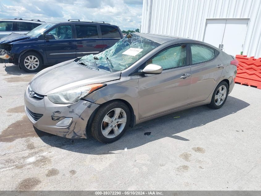 2012 Hyundai Elantra Gls VIN: 5NPDH4AE3CH143575 Lot: 39372290