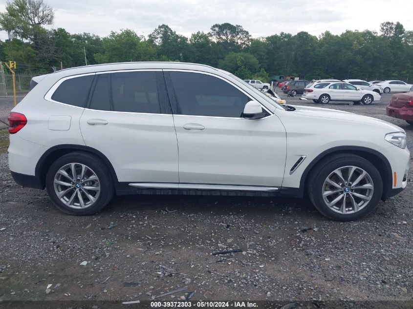 2019 BMW X3 Sdrive30I VIN: 5UXTR7C59KLR53812 Lot: 39372303