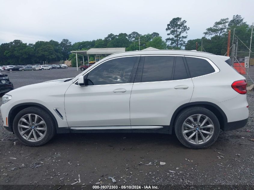 2019 BMW X3 Sdrive30I VIN: 5UXTR7C59KLR53812 Lot: 39372303