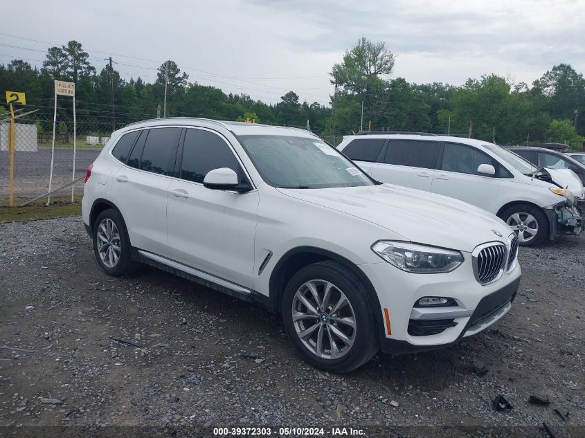 2019 BMW X3 Sdrive30I VIN: 5UXTR7C59KLR53812 Lot: 39372303