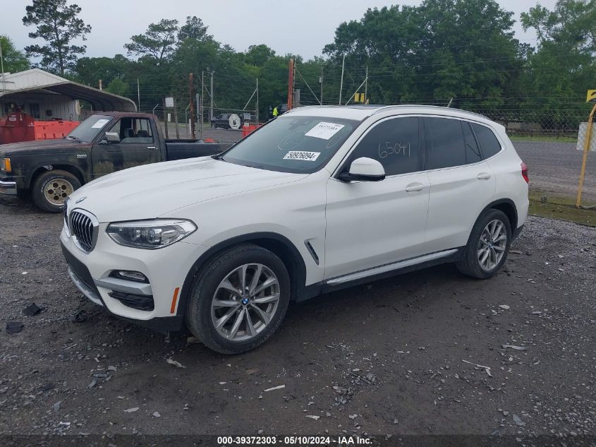 2019 BMW X3 Sdrive30I VIN: 5UXTR7C59KLR53812 Lot: 39372303