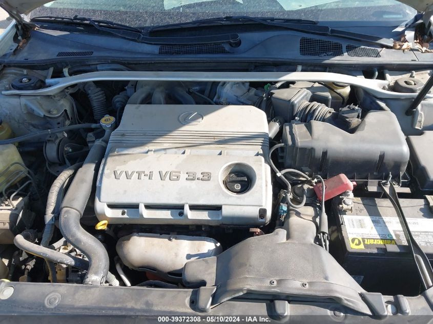 2004 Lexus Es 330 VIN: JTHBA30G745052107 Lot: 39372308