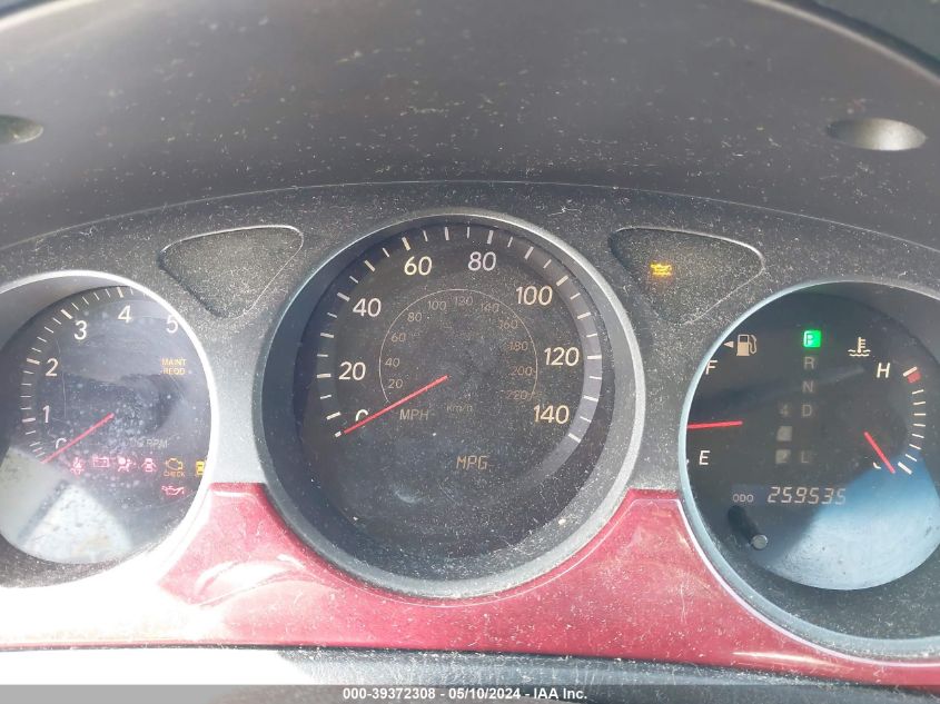 2004 Lexus Es 330 VIN: JTHBA30G745052107 Lot: 39372308