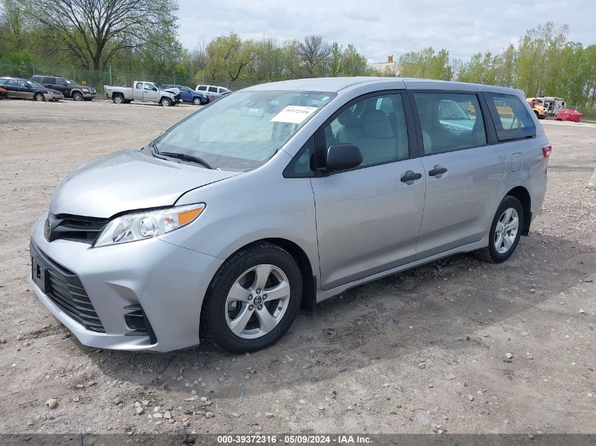 2018 Toyota Sienna L 7 Passenger VIN: 5TDZZ3DC2JS917975 Lot: 39372316