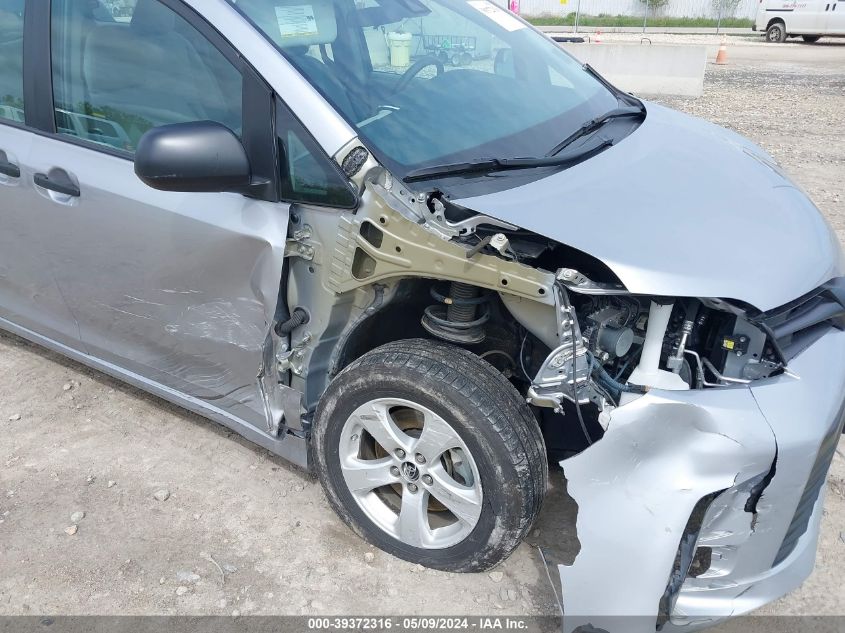 2018 Toyota Sienna L 7 Passenger VIN: 5TDZZ3DC2JS917975 Lot: 39372316