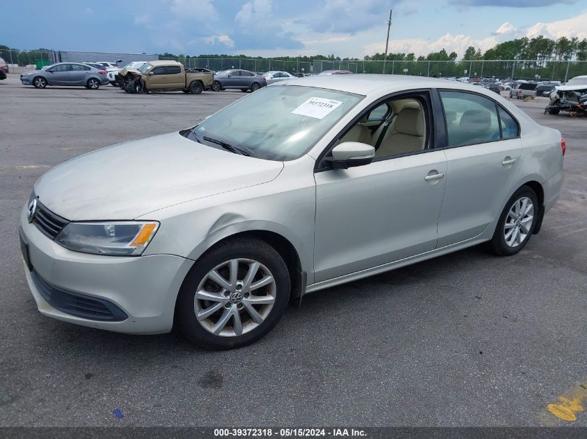 2012 Volkswagen Jetta 2.5L Se VIN: 3VWDP7AJ3CM074671 Lot: 39372318