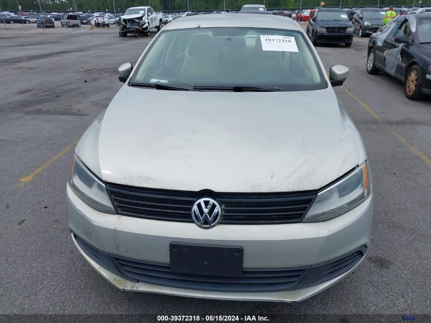 2012 Volkswagen Jetta 2.5L Se VIN: 3VWDP7AJ3CM074671 Lot: 39372318