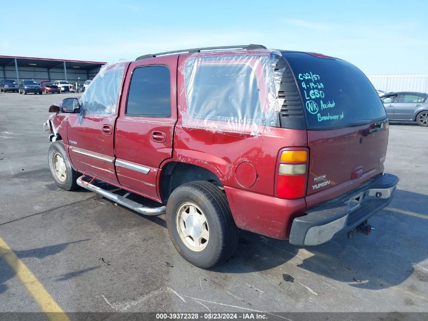 2003 GMC Yukon Sle VIN: 1GKEC13V93J276660 Lot: 39372328