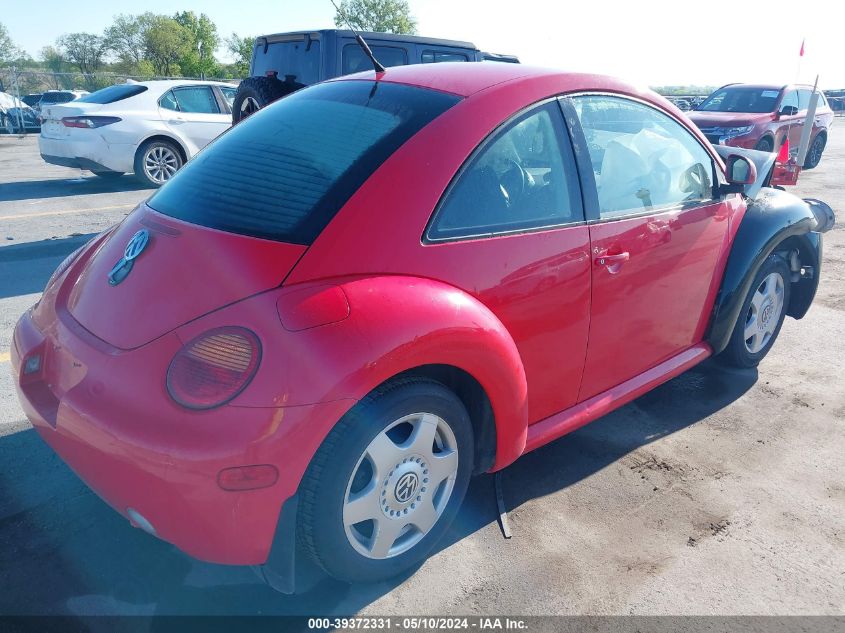 1998 Volkswagen New Beetle VIN: 3VWBB61C1WM007900 Lot: 39372331