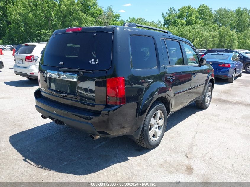 2010 Honda Pilot Exl VIN: 5FNYF4H59AB012949 Lot: 39372333