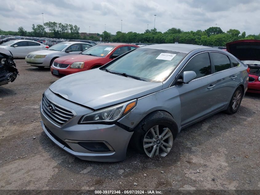 2017 Hyundai Sonata VIN: 5NPE24AF0HH587650 Lot: 39372346