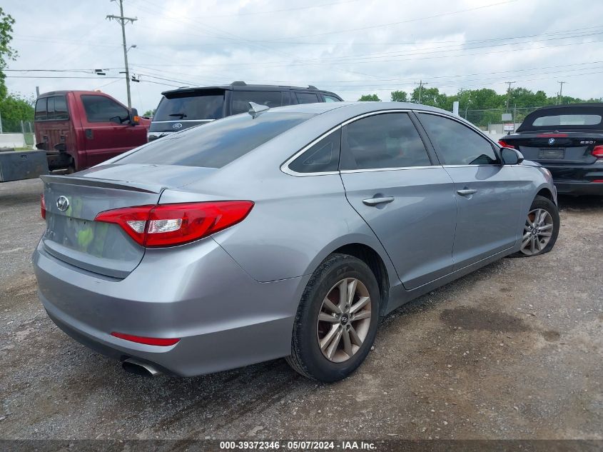 2017 Hyundai Sonata VIN: 5NPE24AF0HH587650 Lot: 39372346