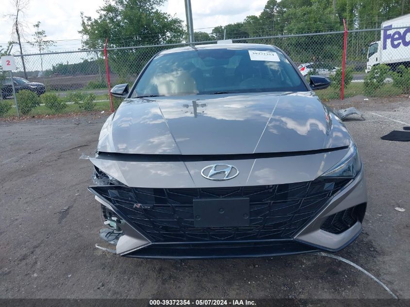 2022 HYUNDAI ELANTRA N LINE - KMHLR4AF3NU277816