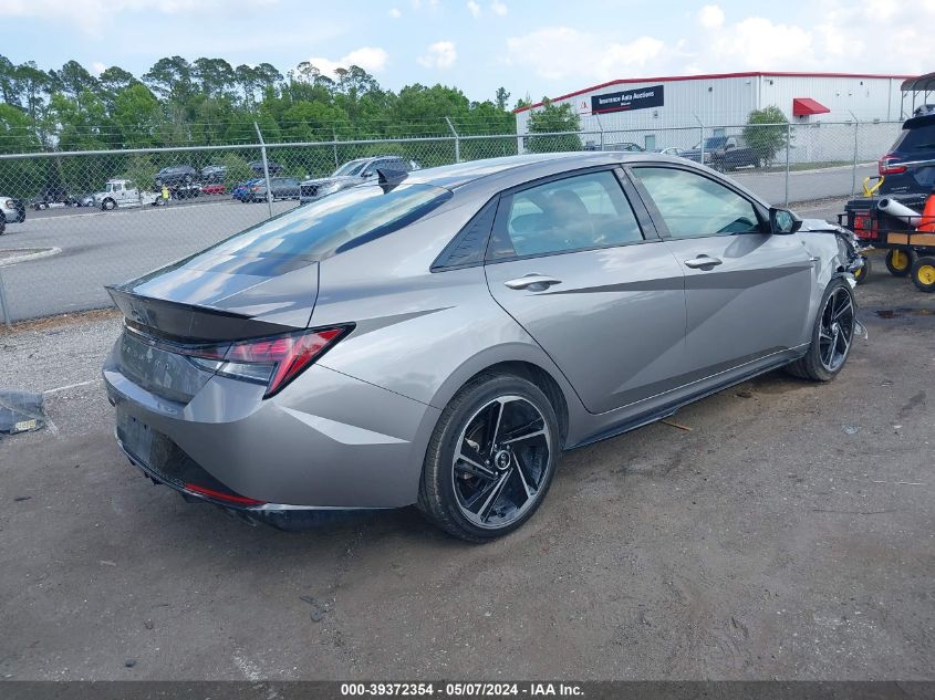 2022 HYUNDAI ELANTRA N LINE - KMHLR4AF3NU277816