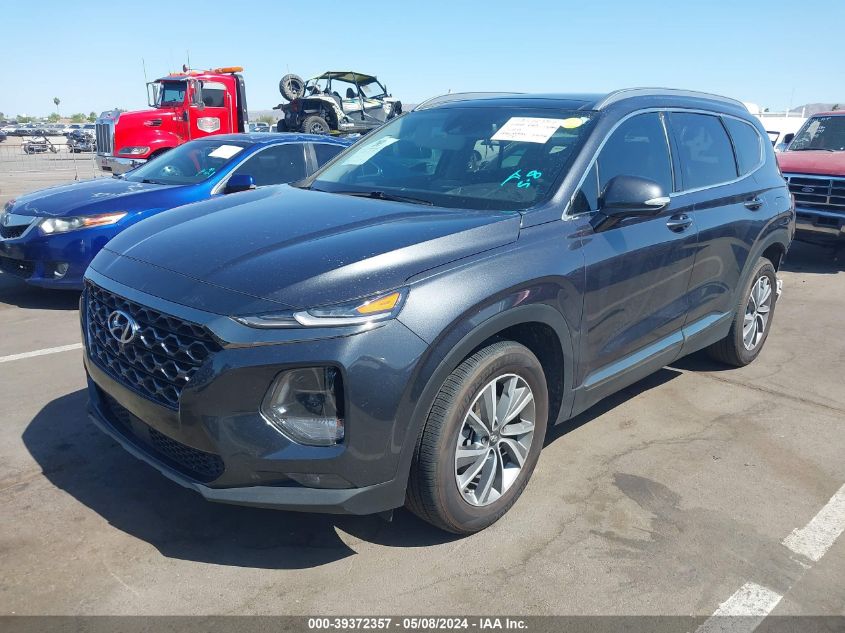 2020 Hyundai Santa Fe Limited VIN: 5NMS53ADXLH215287 Lot: 39372357