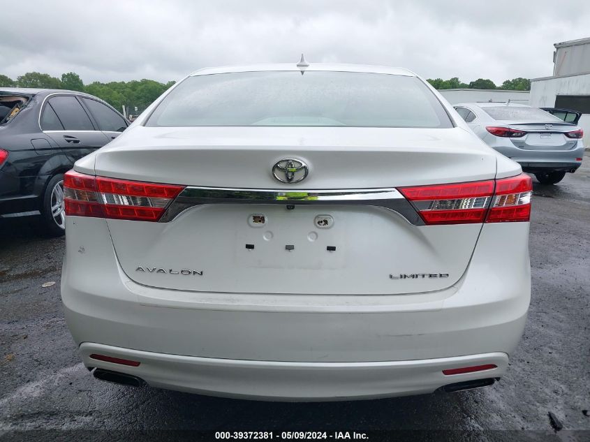 2014 Toyota Avalon Limited VIN: 4T1BK1EB6EU110940 Lot: 39372381