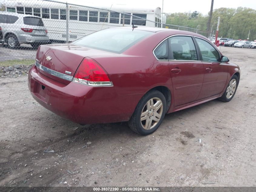 2011 Chevrolet Impala Lt VIN: 2G1WB5EK4B1158806 Lot: 39372390