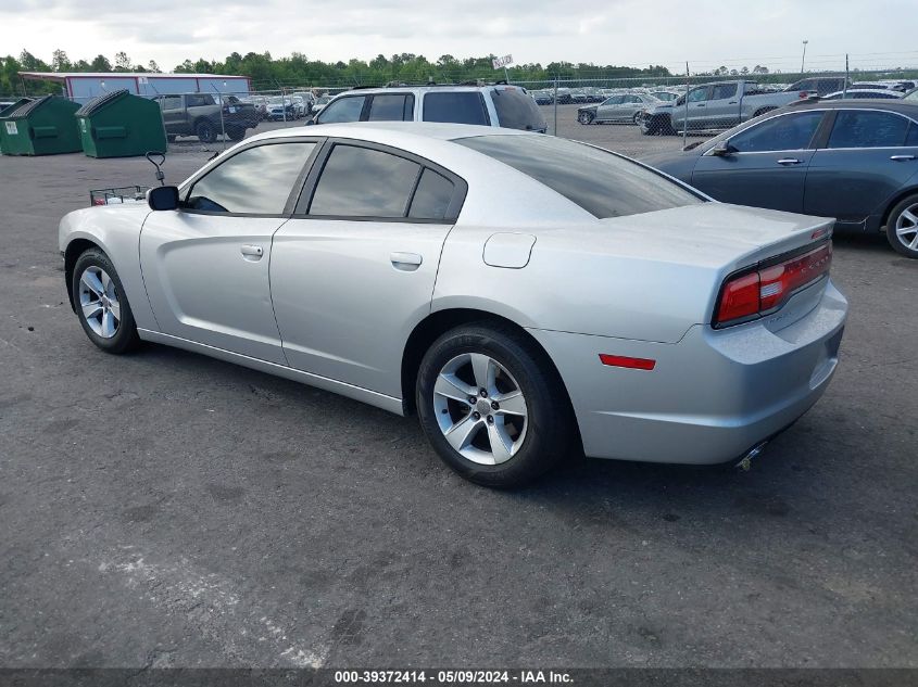 2012 Dodge Charger Se VIN: 2C3CDXBG8CH286639 Lot: 39372414