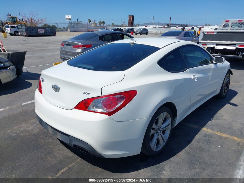 2011 Hyundai Genesis 2.0T VIN: KMHHT6KD2BU060544 Lot: 39372415