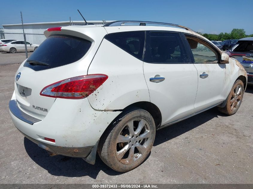 2014 Nissan Murano Le VIN: JN8AZ1MU7EW421073 Lot: 39372433