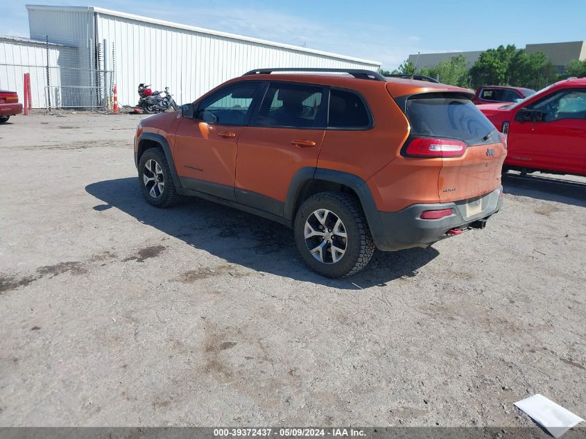 2016 Jeep Cherokee Trailhawk VIN: 1C4PJMBSXGW103208 Lot: 39372437