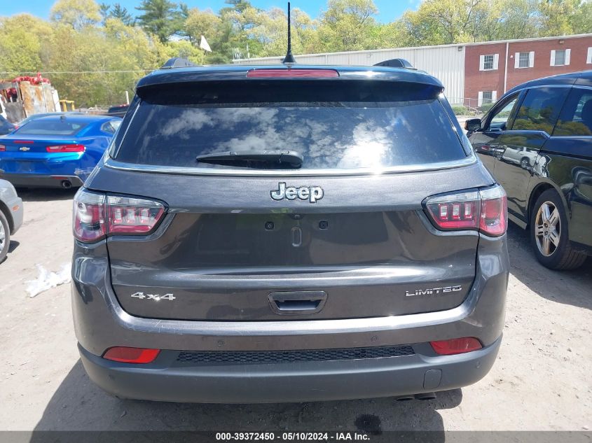 2019 Jeep Compass Limited 4X4 VIN: 3C4NJDCBXKT594349 Lot: 39372450