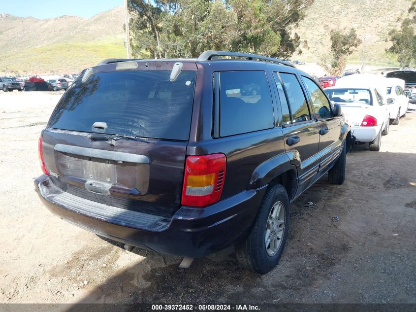 2004 Jeep Grand Cherokee Laredo VIN: 1J4GX48S14C133002 Lot: 39372452