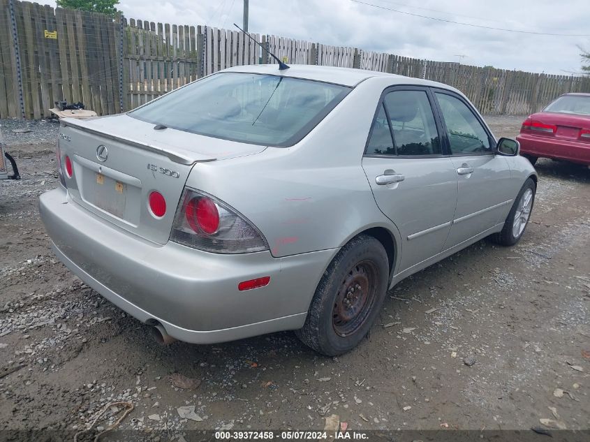 2005 Lexus Is 300 VIN: JTHBD192450101197 Lot: 39372458