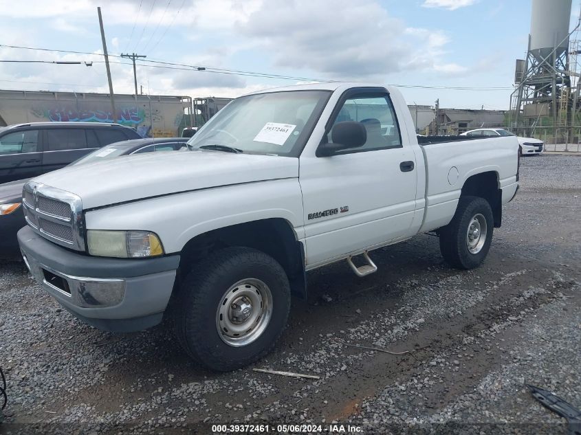 1B7HF16Y71S261992 | 2001 DODGE RAM 1500