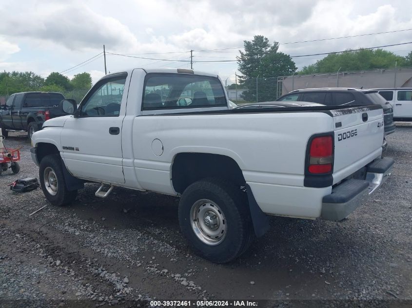 1B7HF16Y71S261992 | 2001 DODGE RAM 1500