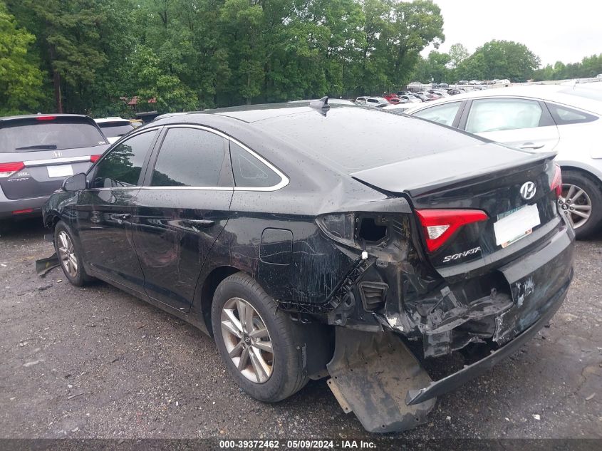 2016 Hyundai Sonata Se VIN: 5NPE24AF0GH384322 Lot: 39372462