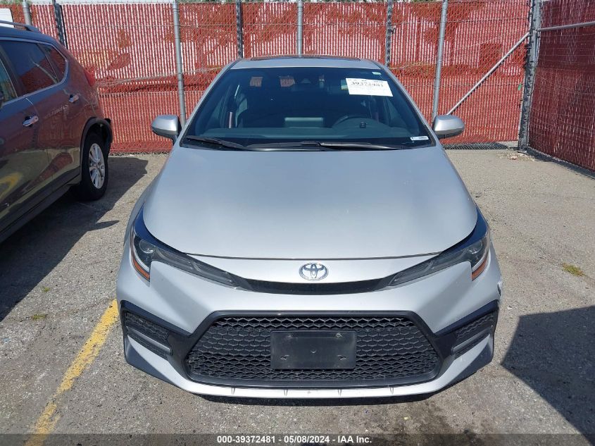 2022 Toyota Corolla Se VIN: 5YFP4MCE5NP104093 Lot: 39372481