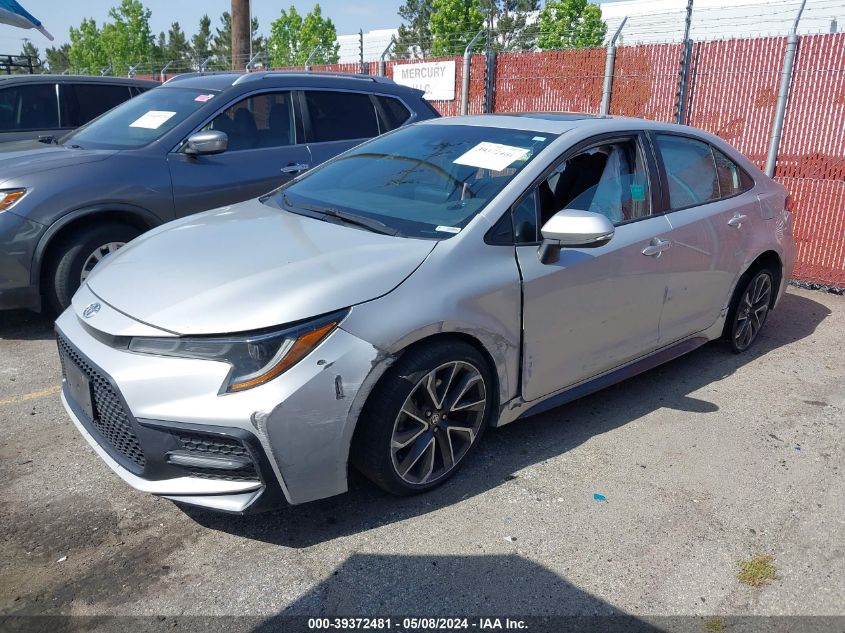 2022 Toyota Corolla Se VIN: 5YFP4MCE5NP104093 Lot: 39372481