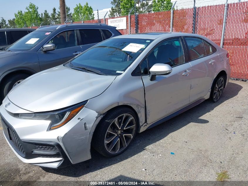 2022 Toyota Corolla Se VIN: 5YFP4MCE5NP104093 Lot: 39372481