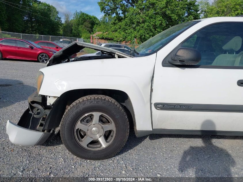 2002 Chevrolet Trailblazer Lt VIN: 1GNDT13S922218707 Lot: 39372503