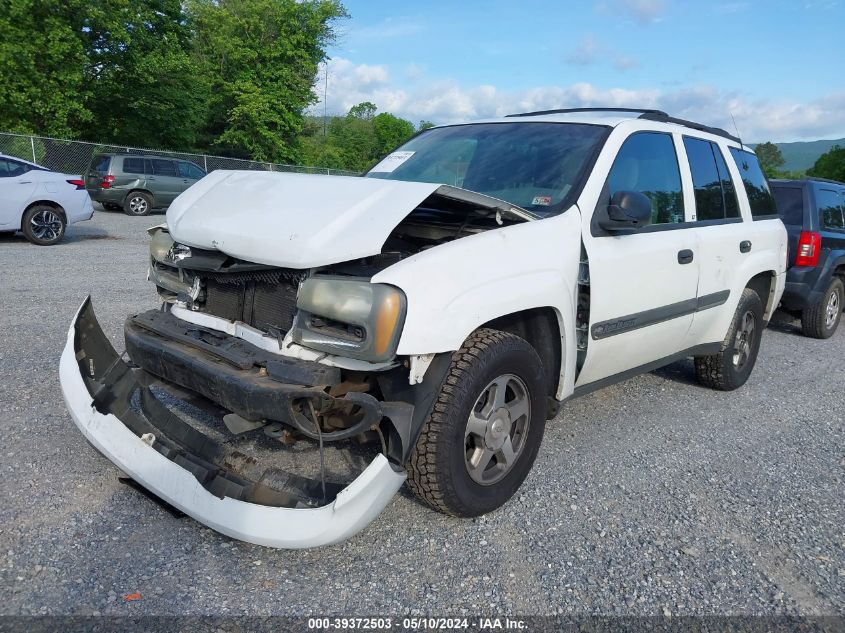 2002 Chevrolet Trailblazer Lt VIN: 1GNDT13S922218707 Lot: 39372503