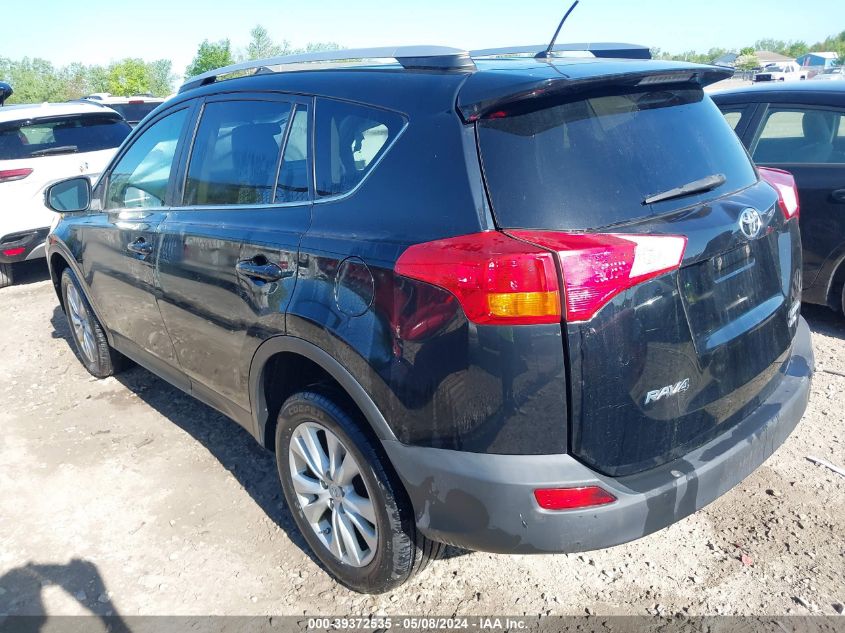 2013 Toyota Rav4 Limited VIN: 2T3DFREV3DW016025 Lot: 39372535