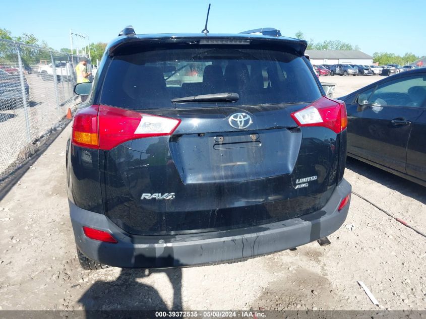 2013 Toyota Rav4 Limited VIN: 2T3DFREV3DW016025 Lot: 39372535