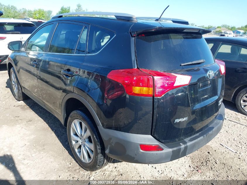 2013 Toyota Rav4 Limited VIN: 2T3DFREV3DW016025 Lot: 39372535