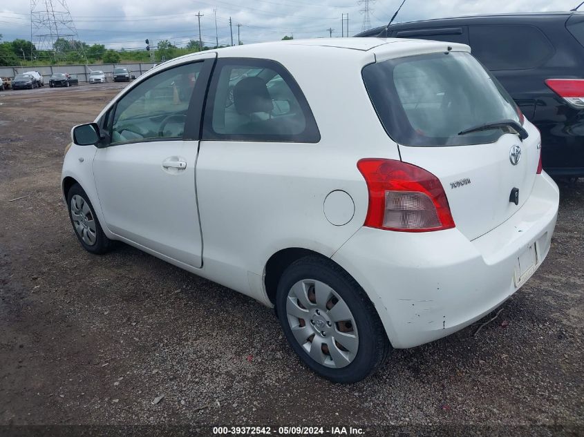 2008 Toyota Yaris VIN: JTDJT923X85201362 Lot: 39372542