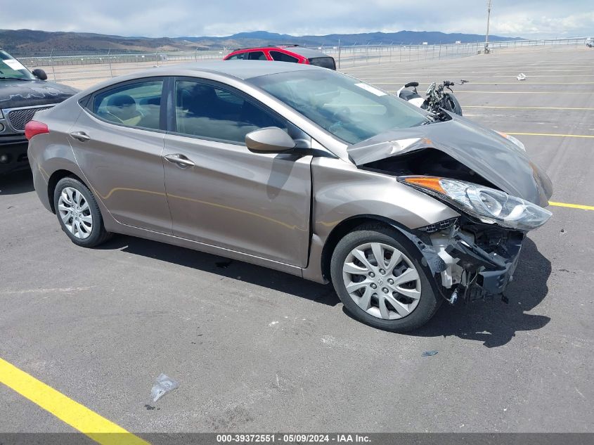 2012 Hyundai Elantra Gls VIN: 5NPDH4AE4CH115901 Lot: 39372551