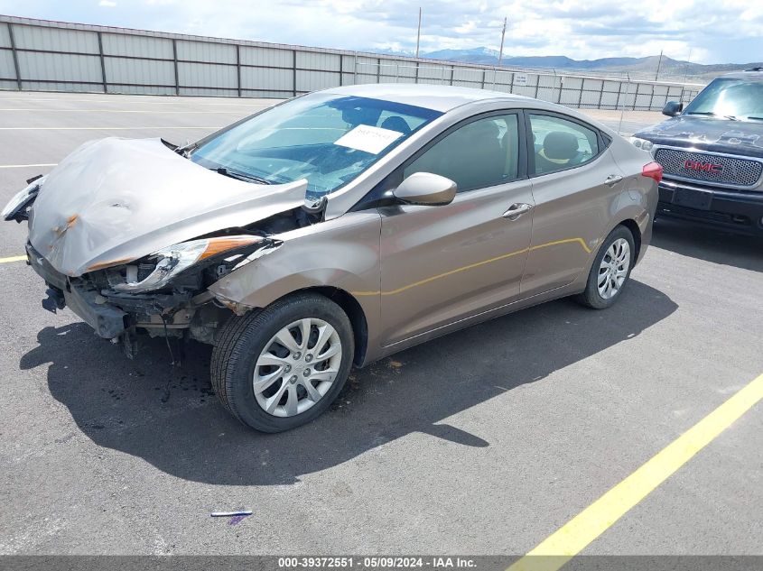 2012 Hyundai Elantra Gls VIN: 5NPDH4AE4CH115901 Lot: 39372551