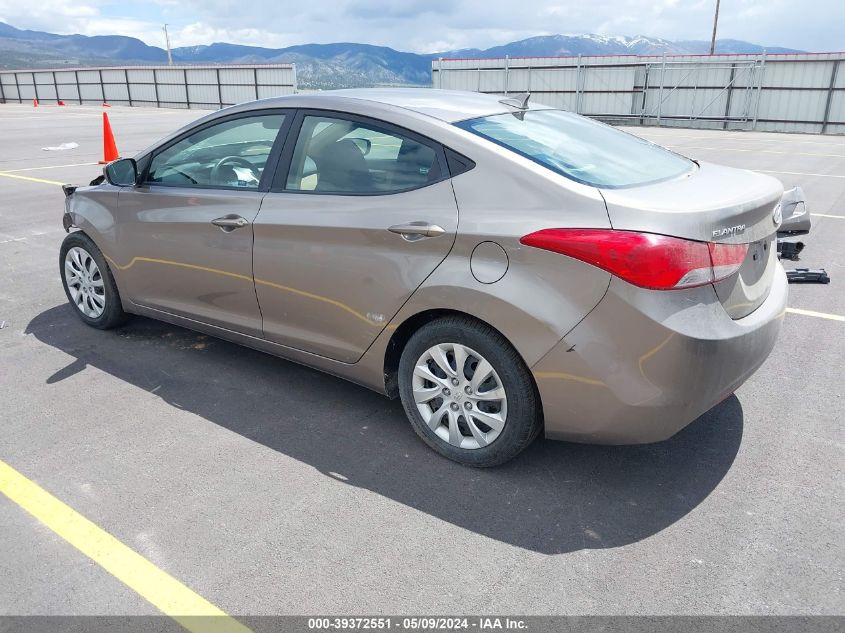 2012 Hyundai Elantra Gls VIN: 5NPDH4AE4CH115901 Lot: 39372551