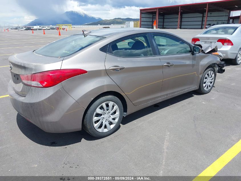 2012 Hyundai Elantra Gls VIN: 5NPDH4AE4CH115901 Lot: 39372551